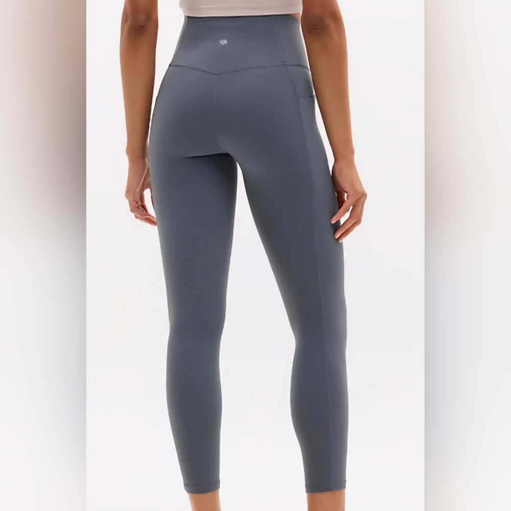 Athleta Salutation Stash 7/8 Tight Leggings Slate Gray Women's S/P Yoga Pants